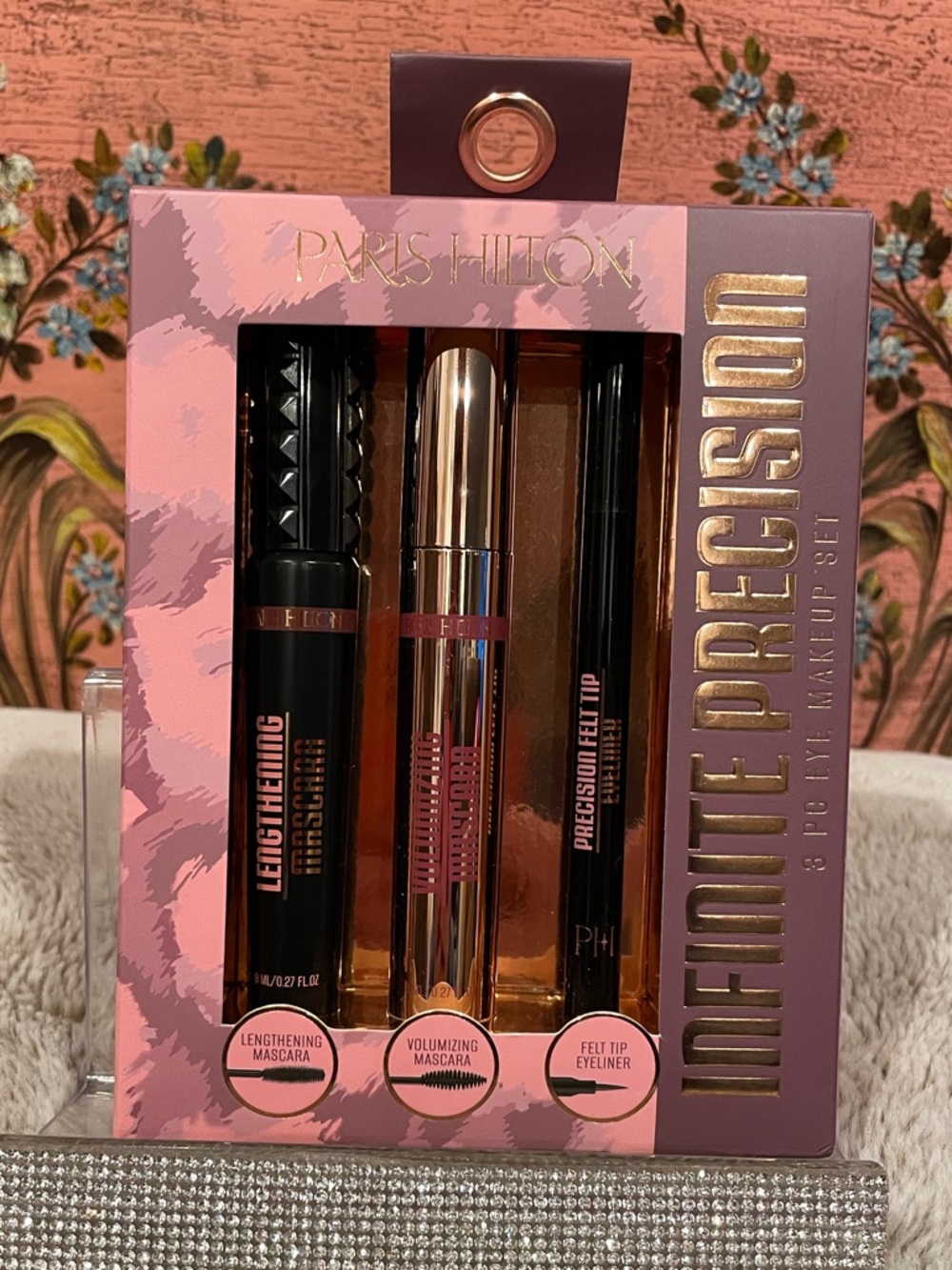 Paris Hilton Infinite Precision Eye Makeup Set - 2 Mascaras And 1 Eyeliner